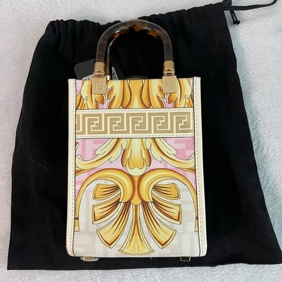 Authentic Fendi x Versace ‘ Fendace ‘ mini sunshine shopper - Picture 6 of 8